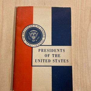 Presidentsof the United States Paperback John Hancock Mutual Life Insurance 1957